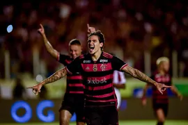 Imagem ilustrativa da imagem Flamengo vence o Bangu com três gols de Pedro e assume a liderança da Taça Guanabara