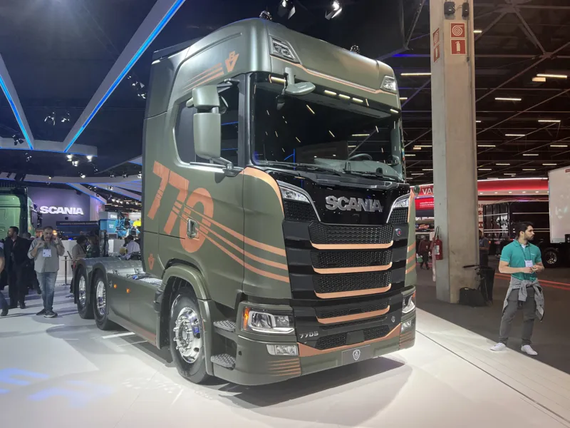 Fenatran 2022 destaca caminhões com novas tecnologias das estradas