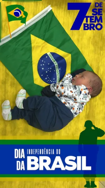 Hospital de Luziânia enfeita bebês para a Semana da Pátria