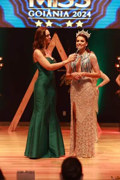 Thayara Fernandes e Renata Guerra, Miss Goiás 2023 (Foto: Sarah Morais)
