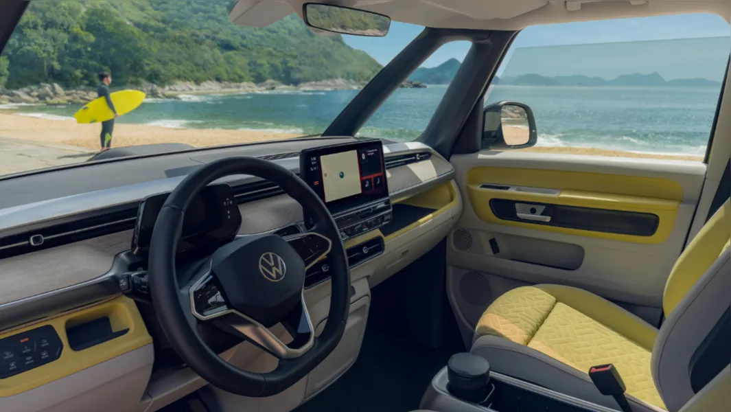 Volkswagen ID.Buzz elétrico revive a saudosa Kombi com um conceito futurista