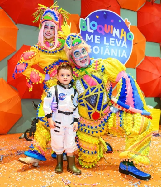 Bloquinho Me Leva Goiânia está de volta para animar o Carnaval dos pequenos foliões