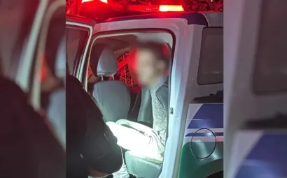 
		Jovem bêbado é preso após furtar ambulância, em Ipameri