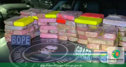 
		Motorista é preso com droga avaliada em R$ 2 milhões, em Goiânia