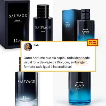 
		Virgínia Fonseca lança perfume e é acusada de plagiar produto