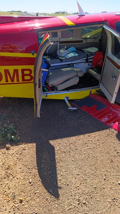 
		Por pouco! Avião do Corpo de Bombeiros de Goiás escapa de grave acidente