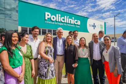 
		Governador Ronaldo Caiado visita Policlínica de Goiás