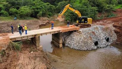 
		Governo de Goiás entrega ponte na GO-442, em Campinaçu