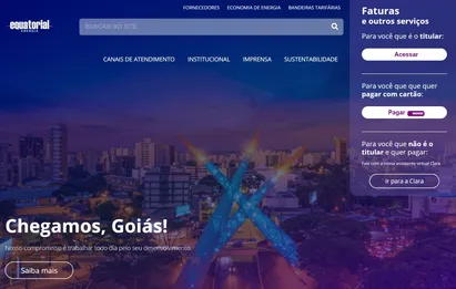 
		Equatorial Goiás avisa que o sistema de atendimento digital estará indisponível neste fim de semana