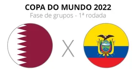 Imagem ilustrativa da imagem A Copa do Mundo 2022 inicia com a partida entre Catar x Equador