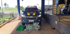 Imagem ilustrativa da imagem Caminhão é apreendido com 160 kg de maconha, em Goiás