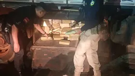 Imagem ilustrativa da imagem Caminhoneiro é preso com cerca de 70kg de drogas na GO-070