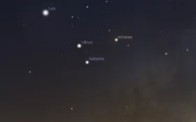 Imagem ilustrativa da imagem Vênus encontra Saturno