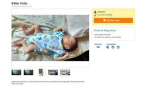 Imagem ilustrativa da imagem Anúncio que oferece bebê de dez dias em site de vendas causa indignação