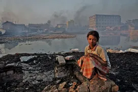 Imagem ilustrativa da imagem Poluição ambiental mata mais de 1 milhão de crianças por ano no mundo