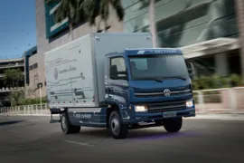 Imagem ilustrativa da imagem MAN apresenta caminhão e-Delivery de  9 a 11 toneladas 100% elétrico