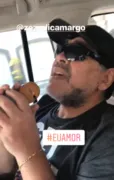 Imagem ilustrativa da imagem Maradona publica vídeos cantando músicas de Zezé di Camargo e Luciano