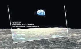Imagem ilustrativa da imagem Em órbita lunar no Natal de 1968