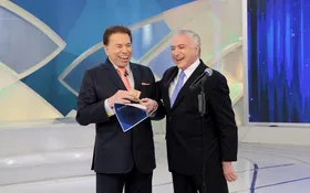 Imagem ilustrativa da imagem Michel Temer participa de programa do Silvio Santos neste domingo