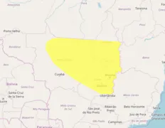 Imagem ilustrativa da imagem  INMET aciona alerta amarelo para diversas regiões