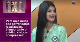 Imagem ilustrativa da imagem Perguntas de teor sexual durante programa de TV constrangem musa do Goiás