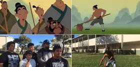 Imagem ilustrativa da imagem Jovens fazem paródia de Mulan e vídeo viraliza nas redes sociais. Assista!