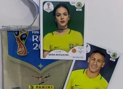 Imagem ilustrativa da imagem Bruna Marquezine vira figurinha de álbum da Copa do Mundo 