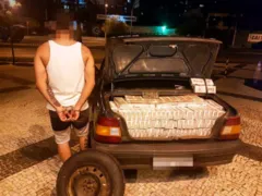 Imagem ilustrativa da imagem Homem é preso com 1,5 mil caixas de cigarros contrabandeados do Paraguai