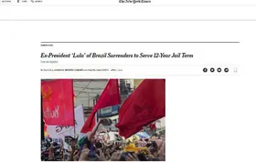 Imagem ilustrativa da imagem Imprensa internacional destaca a prisão de Lula