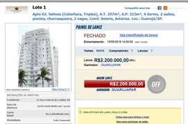 Imagem ilustrativa da imagem Triplex atribuído a Lula é arrematado por R$ 2,2 Milhões