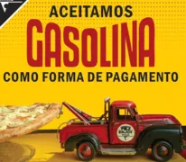 Imagem ilustrativa da imagem Pizzaria aceita litro de gasolina como pagamento no DF
