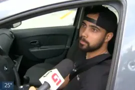 Imagem ilustrativa da imagem Repórter da Globo é pega de surpresa por motorista, que cita outra emissora ao vivo; assista