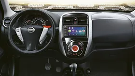 Imagem ilustrativa da imagem Nissan March e Versa 2019 trazem central multimídia com CarPlay e Android Auto