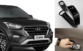 Imagem ilustrativa da imagem Hyundai estende chave em forma de pulseira para o Creta Prestige