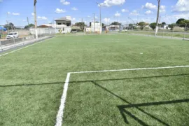 Imagem ilustrativa da imagem População do Setor Mansões Paraíso é beneficiada com novo Campo de Futebol Society