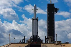 Imagem ilustrativa da imagem Assista ao lançamento do Falcon Heavy o novo foguete da Space X