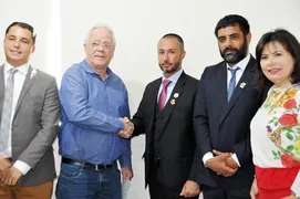 Imagem ilustrativa da imagem Prefeito de Rio Verde se reúne com representante de grupo árabe