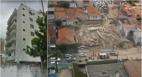 Imagem ilustrativa da imagem Corpo de Bombeiros confirmam 5ª morte após prédio desabar em Fortaleza