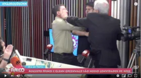 Imagem ilustrativa da imagem Augusto Nunes agride Glenn Greenwald durante programa de rádio