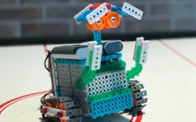 Imagem ilustrativa da imagem Crianças cegas apresentam projetos de robótica em Goiânia