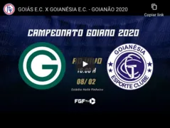 Imagem ilustrativa da imagem Ao vivo: Goiás x Goianésia