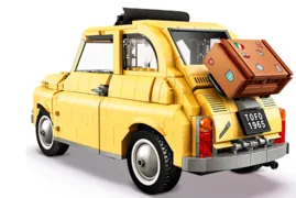 Imagem ilustrativa da imagem Icônico, Fiat 500F ganha vida em miniatura da Lego
