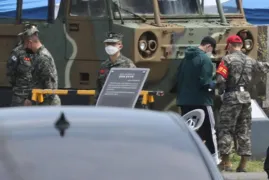 Imagem ilustrativa da imagem Atacante do Tottenham, Heung-min Son inicia serviço militar na Coreia do Sul