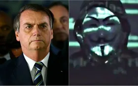 Imagem ilustrativa da imagem Anonymous vaza dados de Bolsonaro, família e ministros