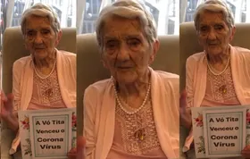 Imagem ilustrativa da imagem Em SP, idosa de 101 anos celebra recuperação do coronavírus