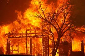 Imagem ilustrativa da imagem Califórnia: milhares de pessoas fogem de incêndios