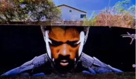 Imagem ilustrativa da imagem Goiânia recebe mural em homenagem ao astro de 'Pantera Negra'