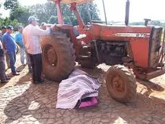 Imagem ilustrativa da imagem Rio Verde: Produtor rural morre após cair de trator em movimento