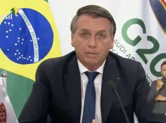 Imagem ilustrativa da imagem Em reunião virtual, Bolsonaro pede reforma da OMC
