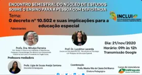 Imagem ilustrativa da imagem UniAraguaia promove encontro do Núcleo de Estudos sobre o Ensino para Pessoa com Deficiência